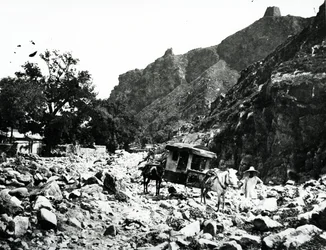 Uitzicht in de Nankow Pas, Peking